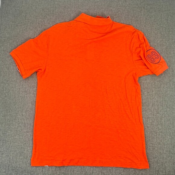 NEW Clemson Tigers Polo Shirt Orange NCAA Fan Short Sleeve Collared S Cotton $45 - Picture 8 of 10